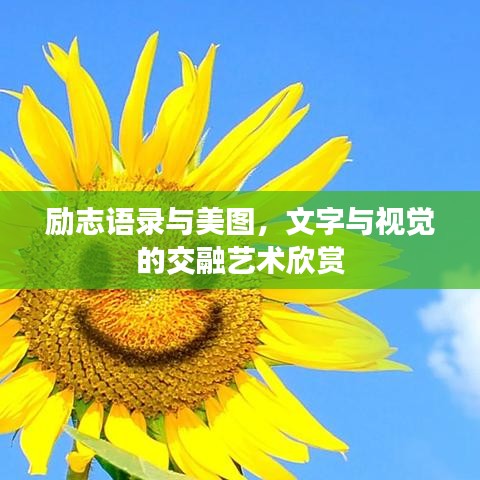 励志语录与美图，文字与视觉的交融艺术欣赏