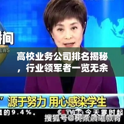 高校业务公司排名揭秘，行业领军者一览无余