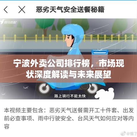 宁波外卖公司排行榜，市场现状深度解读与未来展望