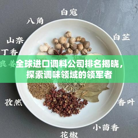 全球进口调料公司排名揭晓，探索调味领域的领军者