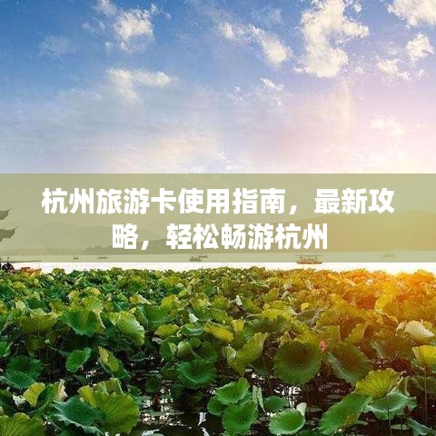 杭州旅游卡使用指南，最新攻略，轻松畅游杭州