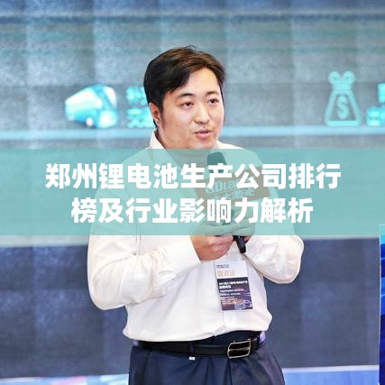 郑州锂电池生产公司排行榜及行业影响力解析