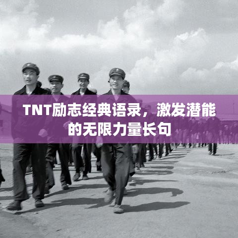 TNT励志经典语录，激发潜能的无限力量长句