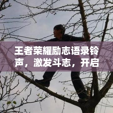 王者荣耀励志语录铃声，激发斗志，开启荣耀之路！