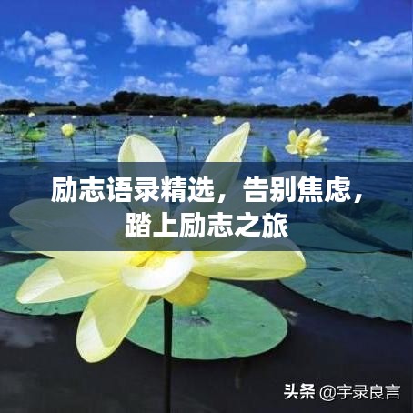 励志语录精选，告别焦虑，踏上励志之旅