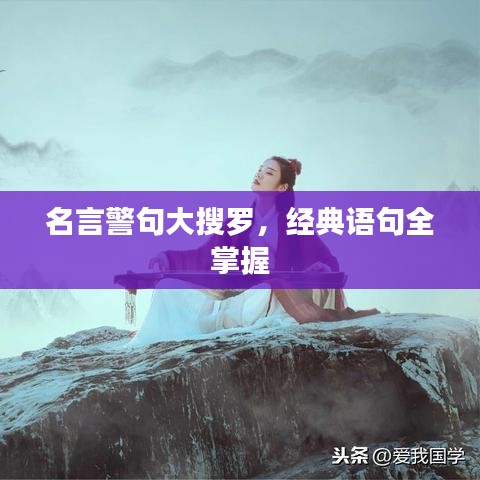 名言警句大搜罗，经典语句全掌握