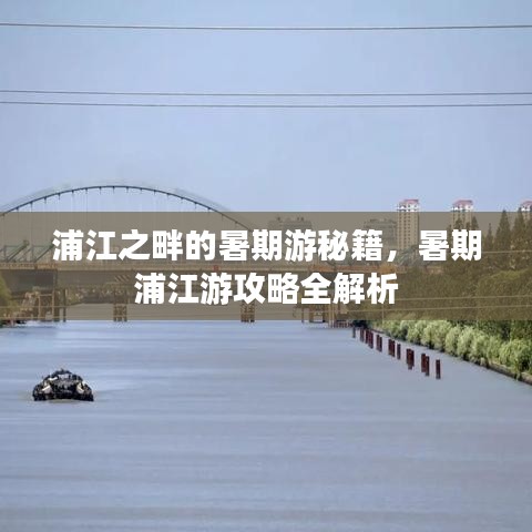 浦江之畔的暑期游秘籍，暑期浦江游攻略全解析