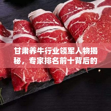 甘肃养牛行业领军人物揭秘，专家排名前十背后的故事