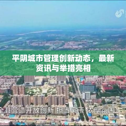 平阴城市管理创新动态，最新资讯与举措亮相