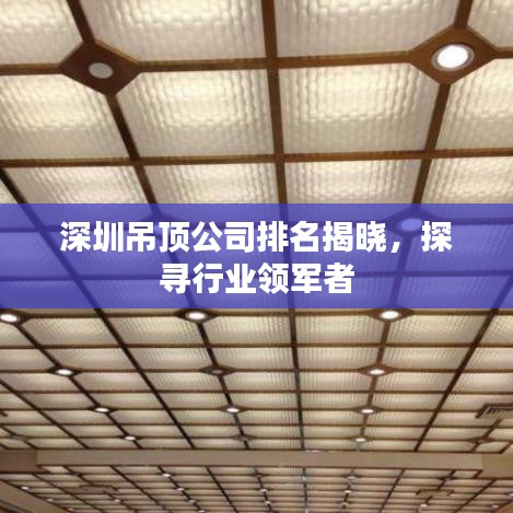 深圳吊顶公司排名揭晓，探寻行业领军者