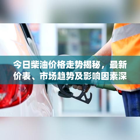 今日柴油价格走势揭秘，最新价表、市场趋势及影响因素深度解读