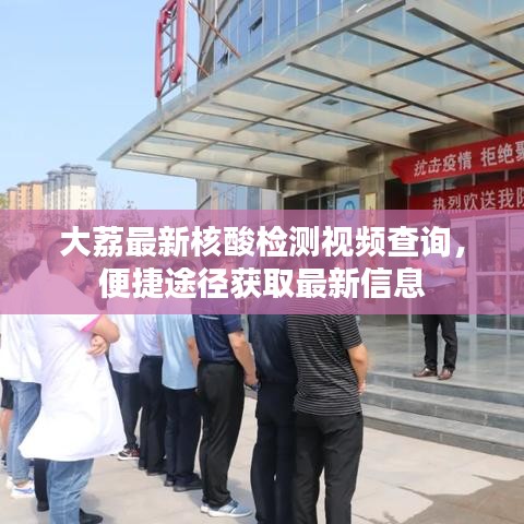 大荔最新核酸检测视频查询，便捷途径获取最新信息