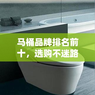 马桶品牌排名前十，选购不迷路！