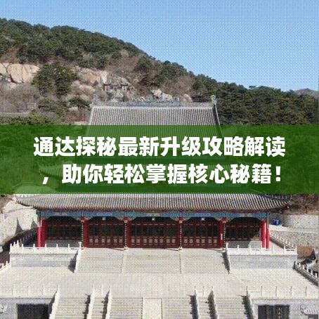 通达探秘最新升级攻略解读，助你轻松掌握核心秘籍！