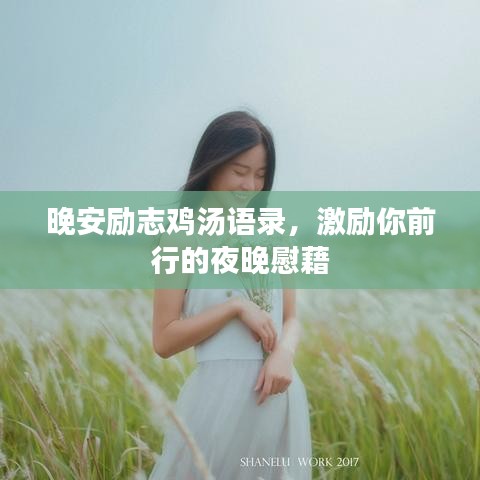晚安励志鸡汤语录，激励你前行的夜晚慰藉