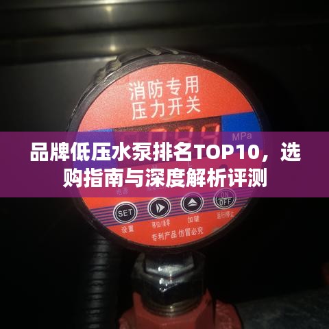 品牌低压水泵排名TOP10，选购指南与深度解析评测