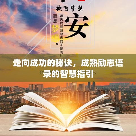 走向成功的秘诀，成熟励志语录的智慧指引