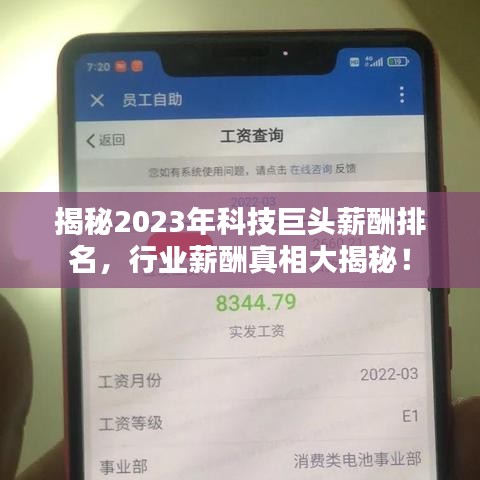 揭秘2023年科技巨头薪酬排名，行业薪酬真相大揭秘！