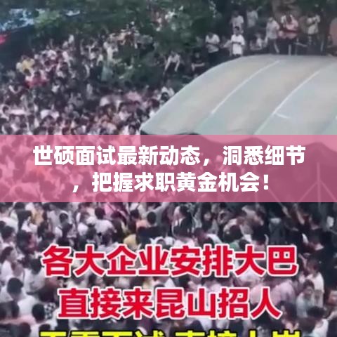 世硕面试最新动态，洞悉细节，把握求职黄金机会！