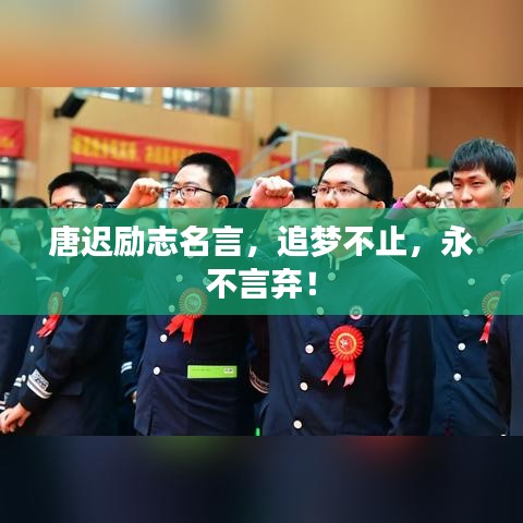 唐迟励志名言，追梦不止，永不言弃！