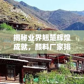 揭秘业界翘楚辉煌成就，颜料厂家排名前十榜单重磅出炉！