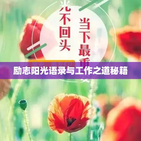 励志阳光语录与工作之道秘籍