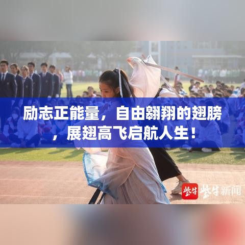 励志正能量，自由翱翔的翅膀，展翅高飞启航人生！
