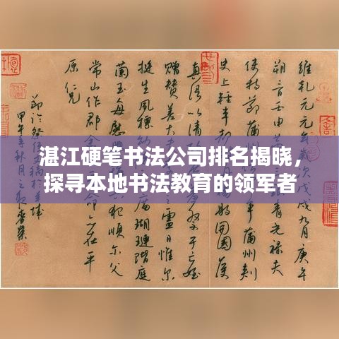 湛江硬笔书法公司排名揭晓，探寻本地书法教育的领军者