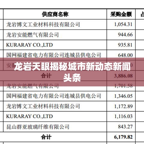 龙岩天眼揭秘城市新动态新闻头条